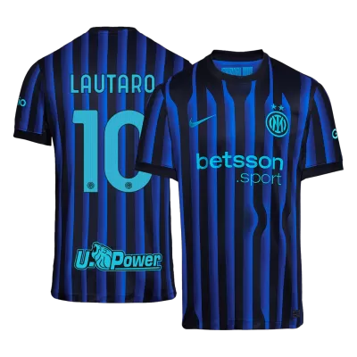 Men's Inter Milan LAUTARO #10 Home Soccer Jersey 2025/26 - acejersey
