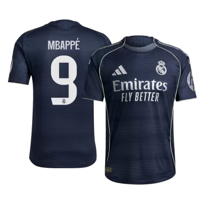 Real Madrid MBAPPÉ #9 Away Soccer Jersey 2025/26 - Player Version - acejersey
