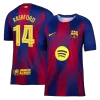 Men's Barcelona RASHFORD #14 Home Soccer Jersey 2025/26 - UCL - acejersey