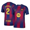 Barcelona CUBARSÍ #2 Home Soccer Jersey 2025/26 - Player Version - acejersey