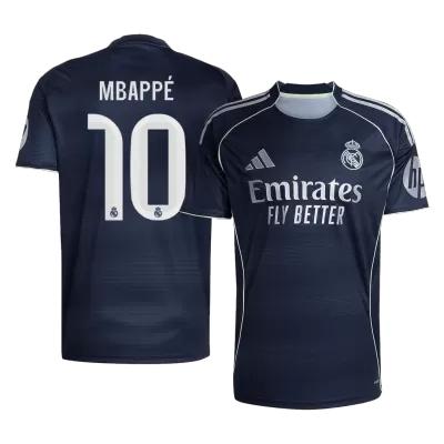 Men's Real Madrid MBAPPÉ #10 Away Soccer Jersey 2025/26 - acejersey