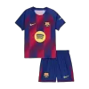Kid's Barcelona Home Jersey Kit(Jersey+Shorts) 2025/26 - acejersey