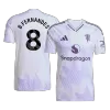Men's Manchester United B.FERNANDES #8 Away Soccer Jersey 2025/26 - acejersey