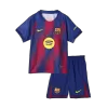Kid's Barcelona Home Jersey Kit(Jersey+Shorts) 2025/26 - acejersey