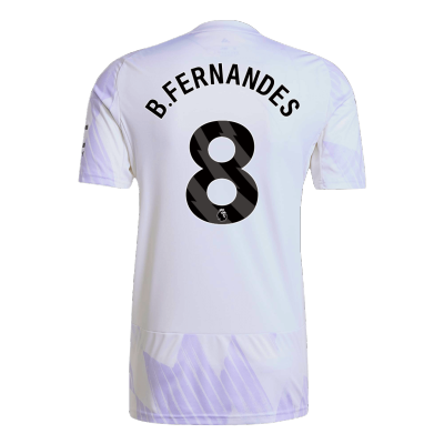 Men's Manchester United B.FERNANDES #8 Away Soccer Jersey 2025/26 - acejersey