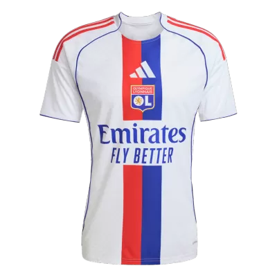 Men's Olympique Lyonnais Home Soccer Jersey 2025/26 - acejersey
