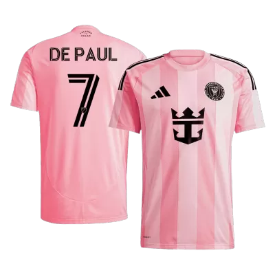 Inter Miami CF DE PAUL #7 Home Soccer Jersey 2025 - acejersey