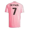 Inter Miami CF DE PAUL #7 Home Soccer Jersey 2025 - acejersey