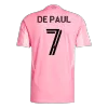 Inter Miami CF DE PAUL #7 Home Soccer Jersey 2025 - Player Version - acejersey