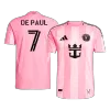 Inter Miami CF DE PAUL #7 Home Soccer Jersey 2025 - Player Version - acejersey