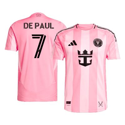 Inter Miami CF DE PAUL #7 Home Soccer Jersey 2025 - Player Version - acejersey
