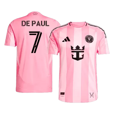 Inter Miami CF DE PAUL #7 Home Soccer Jersey 2025 - Player Version - acejersey