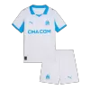 Kid's Marseille Home Jersey Kit(Jersey+Shorts) 2025/26 - acejersey
