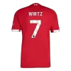 Liverpool WIRTZ #7 Home Soccer Jersey 2025/26 - Player Version - acejersey