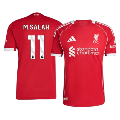 Liverpool M.SALAH #11 Home Soccer Jersey 2025/26 - Player Version - acejersey