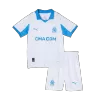 Kid's Marseille Home Jersey Kit(Jersey+Shorts) 2025/26 - acejersey