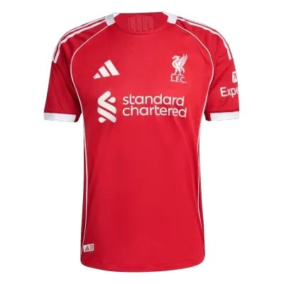 Liverpool Home Soccer Jersey 2025/26 - Player Version - acejersey