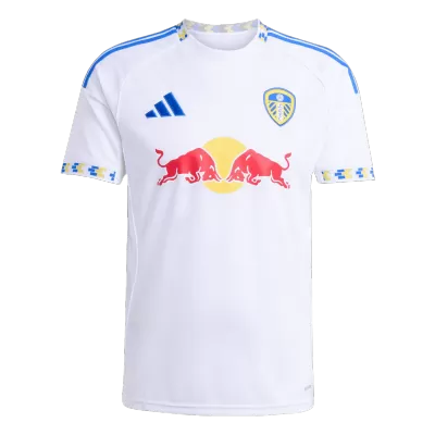 Men's Leeds United Home Soccer Jersey 2025/26 - acejersey