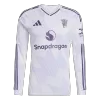 Men's Manchester United Away Long Sleeve Soccer Jersey 2025/26 - acejersey