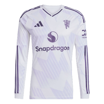 Men's Manchester United Away Long Sleeve Soccer Jersey 2025/26 - acejersey