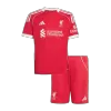 Kid's Liverpool Home Jersey Kit(Jersey+Shorts) 2025/26 - acejersey