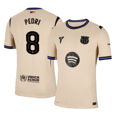 Barcelona PEDRI #8 Away Soccer Jersey 2025/26 - Player Version - UCL - acejersey
