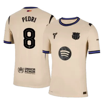 Barcelona PEDRI #8 Away Soccer Jersey 2025/26 - Player Version - UCL - acejersey