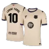 Barcelona LAMINE YAMAL #10 Away Soccer Jersey 2025/26 - Player Version - UCL - acejersey