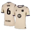 Barcelona GAVI #6 Away Soccer Jersey 2025/26 - Player Version - UCL - acejersey