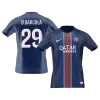 Men's PSG B.BARCOLA #29 Home Soccer Jersey 2025/26 - acejersey