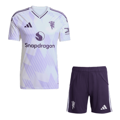 Men's Manchester United Away Jersey (Jersey+Shorts) Kit 2025/26 - acejersey