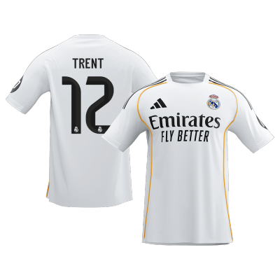 Men's Real Madrid TRENT #12 Home Soccer Jersey 2025/26 - acejersey