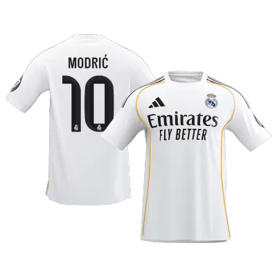 Men's Real Madrid MODRIĆ #10 Home Soccer Jersey 2025/26 - acejersey