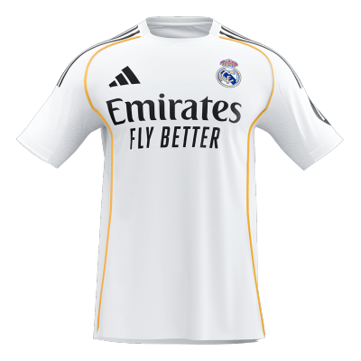 Men's Real Madrid Home Soccer Jersey 2025/26 - acejersey