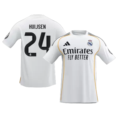 Men's Real Madrid HUIJSEN #24 Home Soccer Jersey 2025/26 - acejersey
