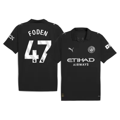 Men's Manchester City FODEN #47 Away Soccer Jersey 2025/26 - acejersey