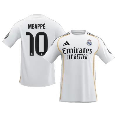 Men's Real Madrid MBAPPÉ #10 Home Soccer Jersey 2025/26 - acejersey