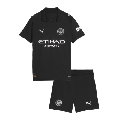 Kid's Manchester City Away Jersey Kit(Jersey+Shorts) 2025/26 - acejersey