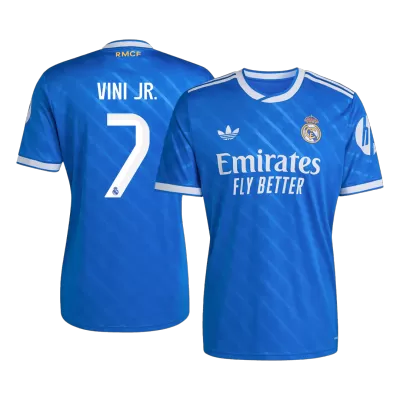 Men's Real Madrid VINI JR. #7 Third Away Soccer Jersey 2025/26 - acejersey