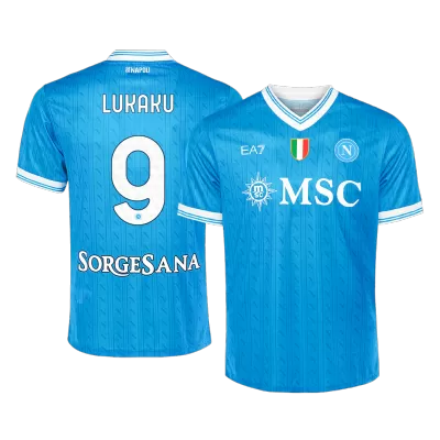Men's Napoli LUKAKU #9 Home Soccer Jersey 2025/26 - acejersey