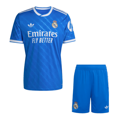 Men's Real Madrid Third Away Jersey (Jersey+Shorts) Kit 2025/26 - acejersey