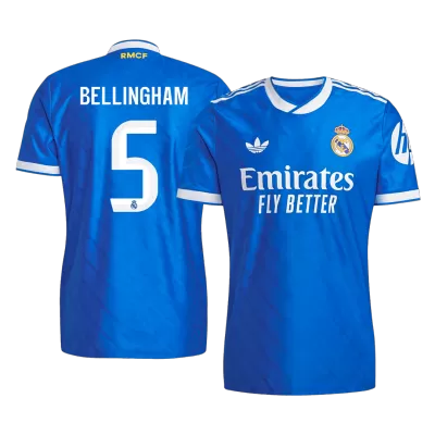 Real Madrid BELLINGHAM #5 Third Away Soccer Jersey 2025/26 - Player Version - acejersey