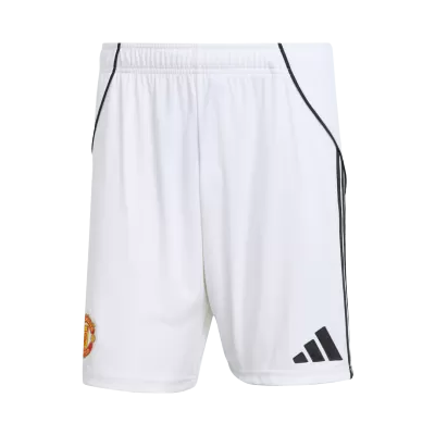 Manchester United Home Soccer Shorts 2025/26 - acejersey