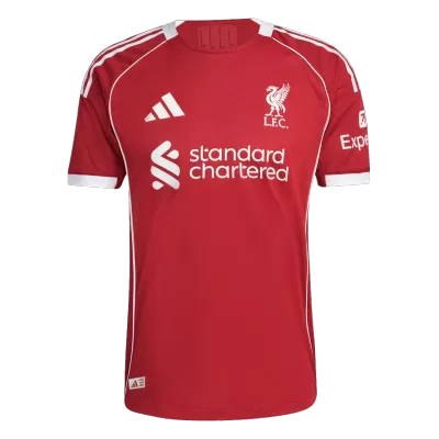 Liverpool Home Soccer Jersey 2025/26 - Player Version - acejersey