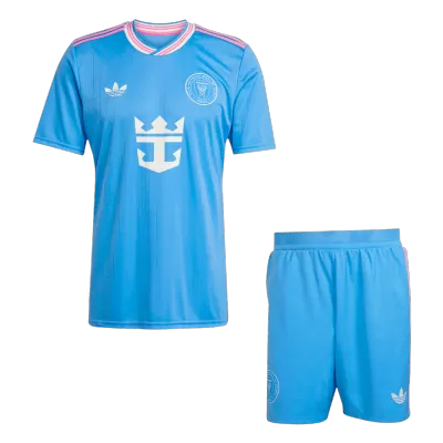 Men's Inter Miami CF Third Away Jersey (Jersey+Shorts) Kit 2025 - acejersey