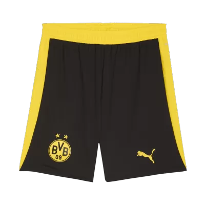 Borussia Dortmund Home Soccer Shorts 2025/26 - acejersey